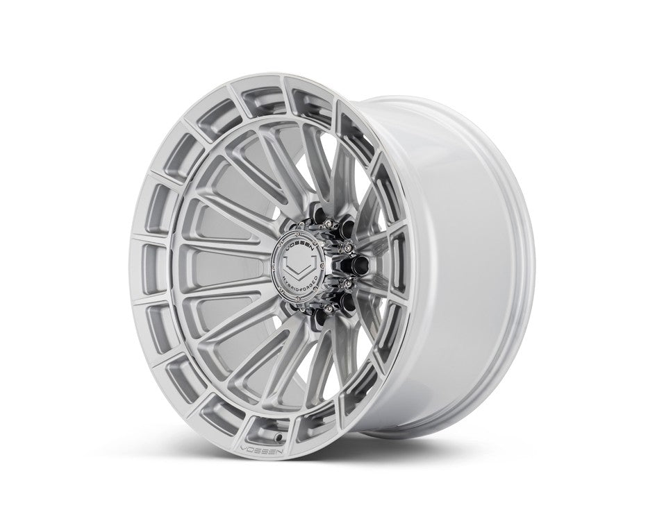 24" Vossen HFX5 Silver Polished 24x12 Concave Wheels Rims Fits RAM 2500 3500