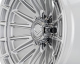 22" Vossen HFX5 Silver Polished 22x12 Wheels Fits Chevy Silverado 2500HD 3500HD