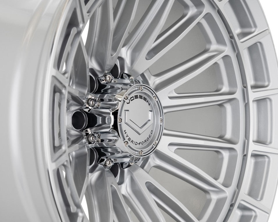 22" Vossen HFX5 Silver Polished 22x12 Wheels Fits Chevy Silverado HD 2001-2010