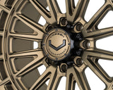 20" Vossen HFX5 Terra Bronze 20x10 Concave Wheels Fits GMC Sierra HD 2001-2010