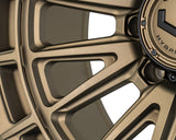20" Vossen HFX5 Terra Bronze 20x10 Wheels Fits Chevy Silverado 2500HD 3500HD