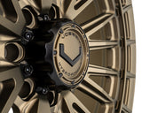22" Vossen HFX5 Terra Bronze 22x10 Concave Wheels Fits GMC Sierra HD 2001-2010