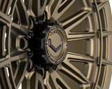 20" Vossen HFX5 Terra Bronze 20x10 Wheels Fits Chevy Silverado HD 2001-2010