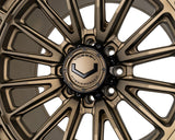 22" Vossen HFX5 Terra Bronze 22x12 Wheels Fits Chevy Silverado 2500HD 3500HD