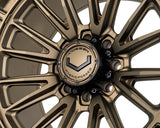 24" Vossen HFX5 Terra Bronze 24x12 Concave Wheels Fits GMC Sierra 2500HD 3500HD