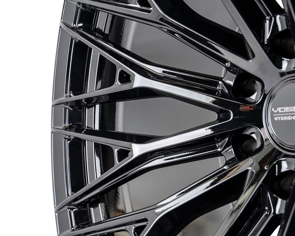 18" Vossen HFX6 Gloss Black 18x9 Concave Wheels Rims Fits Ford Bronco
