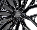 20" Vossen HFX6 Gloss Black 20x9.5 Concave Wheels Rims Fits GMC Yukon Denali
