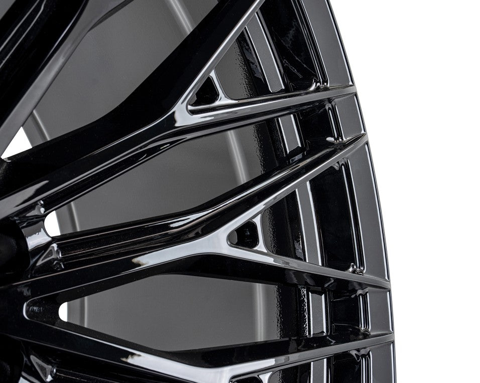 20" Vossen HFX6 Gloss Black 20x10 Concave Wheels Rims Fits RAM 1500 TRX
