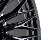 20" Vossen HFX6 Gloss Black 20x10 Concave Wheels Rims Fits RAM 1500 TRX