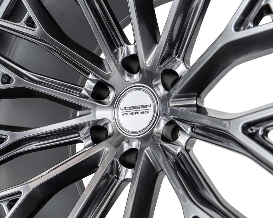 24" Vossen HFX6 Hyper Gunmetal 24x10 Concave Wheels Rims Fits RAM 1500
