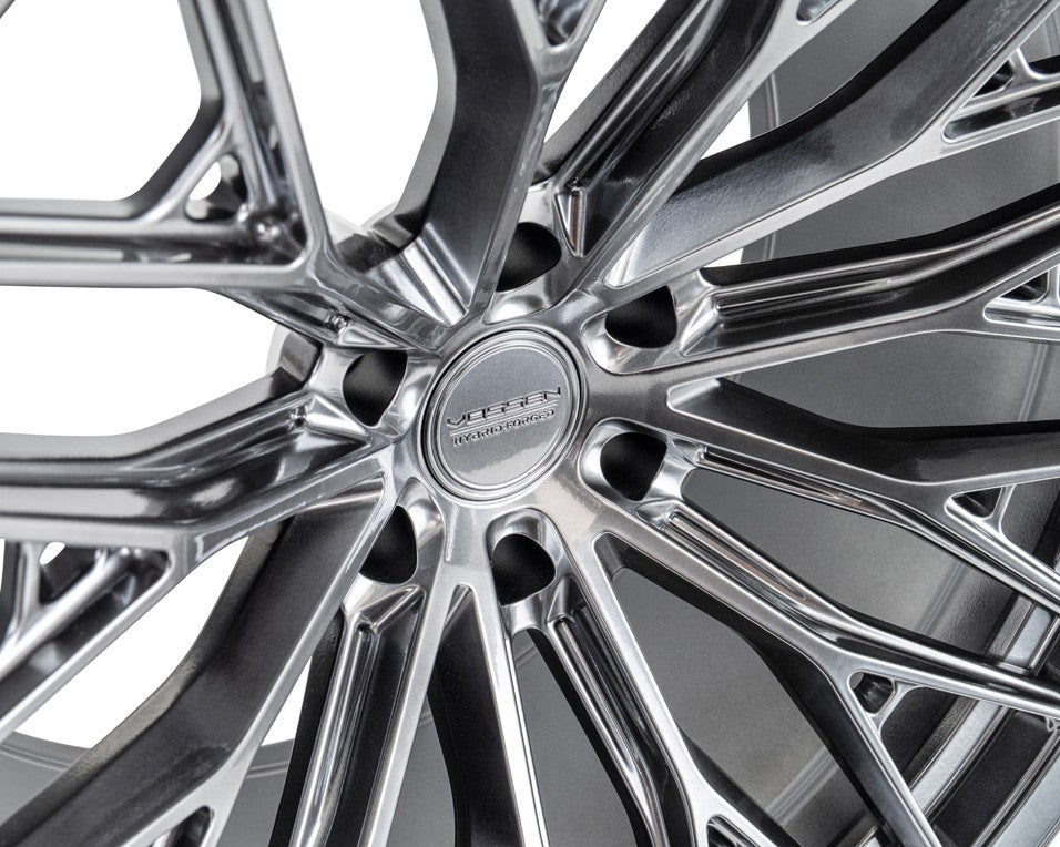 24" Vossen HFX6 Hyper Gunmetal 24x10 Concave Wheels Rims Fits RAM 1500