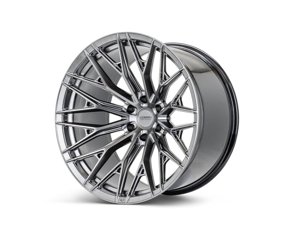 22" Vossen HFX6 Hyper Gunmetal 22x9.5 Concave Wheels Fits Cadillac Escalade V