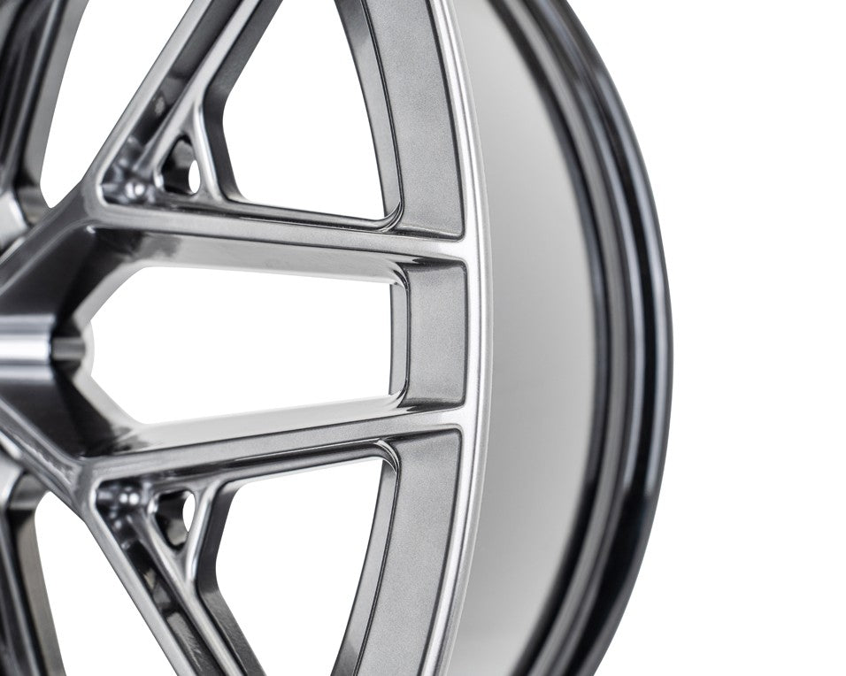 17" Vossen HFX6 Hyper Gunmetal 17x9 Concave Wheels Rims Fits Lexus GX470