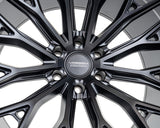 22" Vossen HFX6 Satin Black 22x9.5 Concave Wheels Rims Fits Ford Bronco