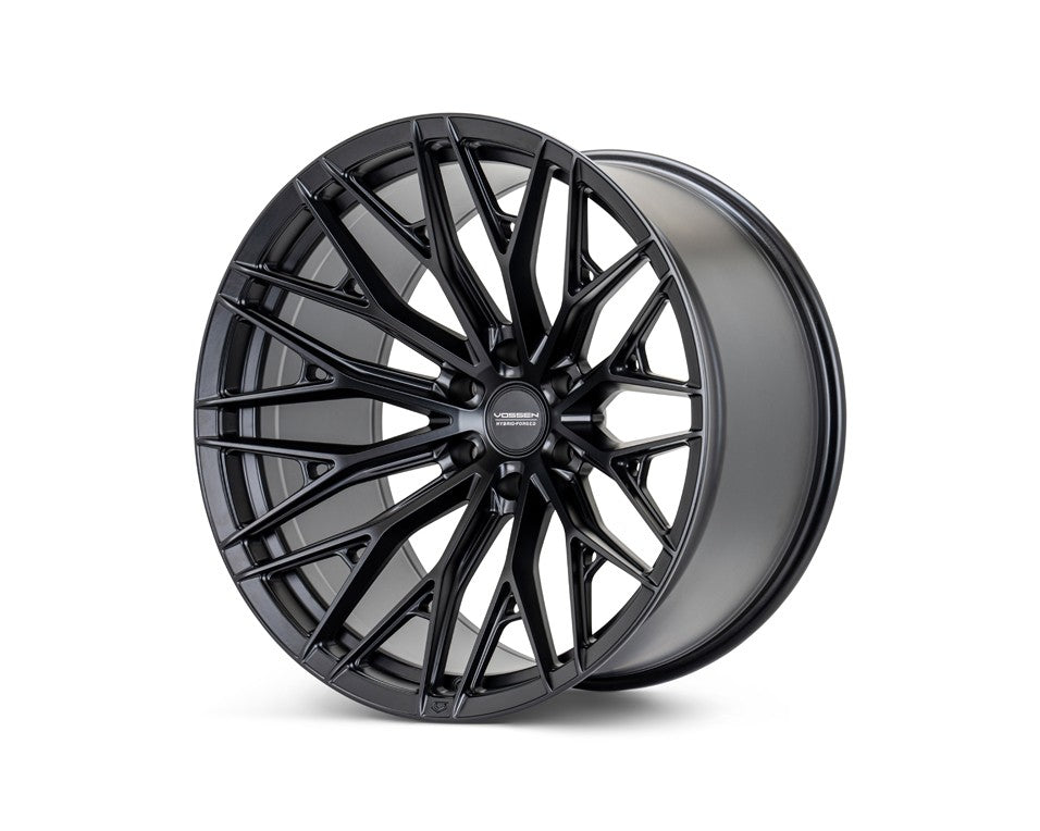 17" Vossen HFX6 Satin Black 17x9 Concave Wheels Rims Fits Ford Bronco