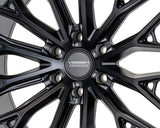 20" Vossen HFX6 Satin Black 20x9.5 Concave Wheels Rims Fits RAM 1500