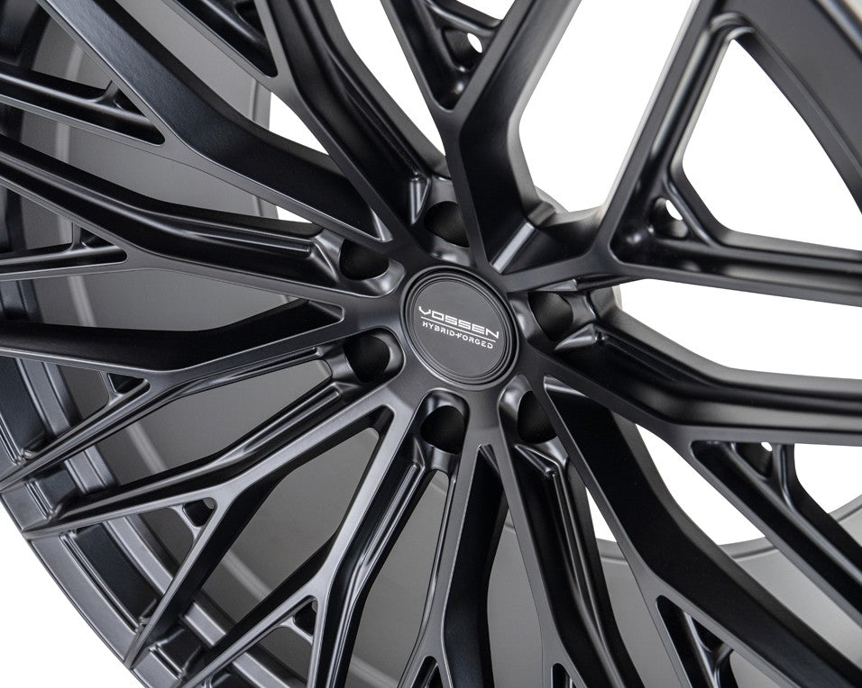 18" Vossen HFX6 Satin Black 18x9 Concave Wheels Rims Fits Ford Bronco