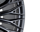 22" Vossen HFX6 Satin Black 22x9.5 Concave Wheels Rims Fits GMC Sierra