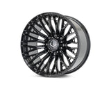 22" Vossen HFX6 Gloss Black 22x12 Wheels Fits Chevy Silverado 2500HD 3500HD