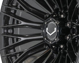 22" Vossen HFX6 Gloss Black 22x12 Concave Wheels Fits GMC Sierra 2500HD 3500HD