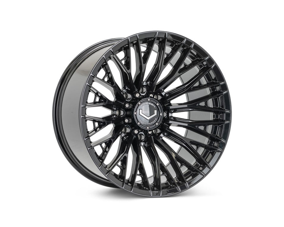 22" Vossen HFX6 Gloss Black 22x12 Concave Wheels Rims Fits RAM 2500 3500