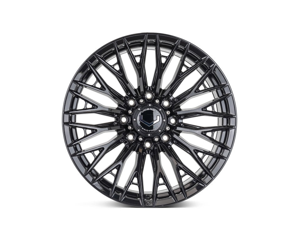 22" Vossen HFX6 Gloss Black 22x10 Concave Wheels Fits GMC Sierra HD 2001-2010
