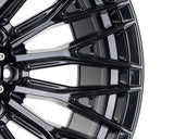 20" Vossen HFX6 Gloss Black 20x10 Concave Wheels Fits Ford F250 F350 Super Duty