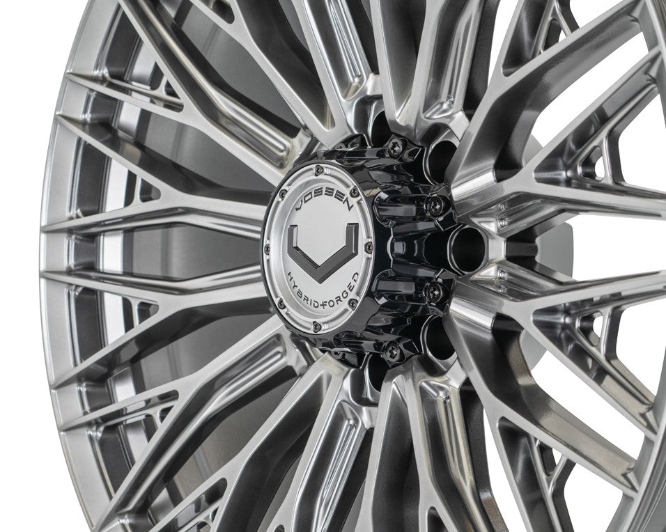 20" Vossen HFX6 Hyper Gunmetal 20x9 Wheels Fits Chevy Silverado HD 2001-2010
