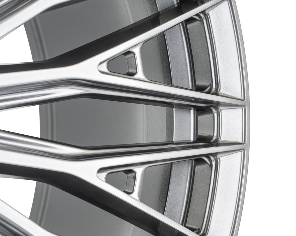 24" Vossen HFX6 Hyper Gunmetal 24x10 Concave Wheels Fits Dodge Ram 2500 3500