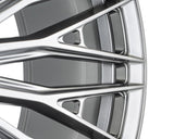 24" Vossen HFX6 Hyper Gunmetal 24x11 Concave Wheels Rims Fits RAM 2500 3500