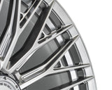 24" Vossen HFX6 Hyper Gunmetal 24x11 Wheels Fits GMC Sierra 2500HD 3500HD
