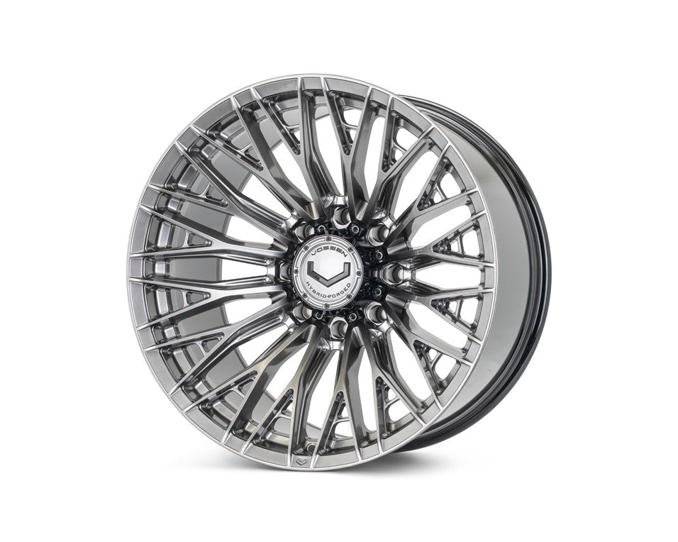 24" Vossen HFX6 Hyper Gunmetal 24x12 Wheels Fits GMC Sierra 2500HD 3500HD