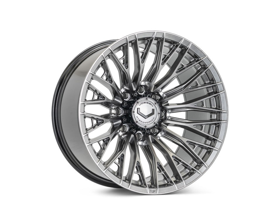 24" Vossen HFX6 Hyper Gunmetal 24x12 Wheels Fits Chevy Silverado HD 2001-2010