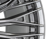 24" Vossen HFX6 Hyper Gunmetal 24x12 Wheels Fits Ford F250 F350 Super Duty