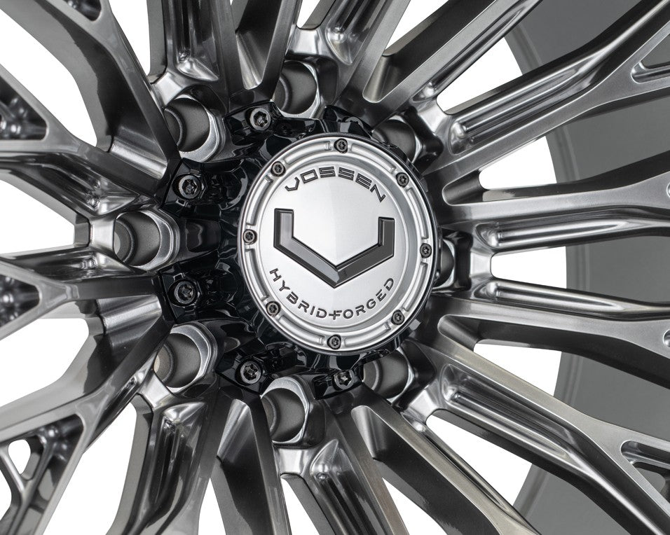 24" Vossen HFX6 Hyper Gunmetal 24x12 Concave Wheels Fits GMC Sierra HD 2001-2010