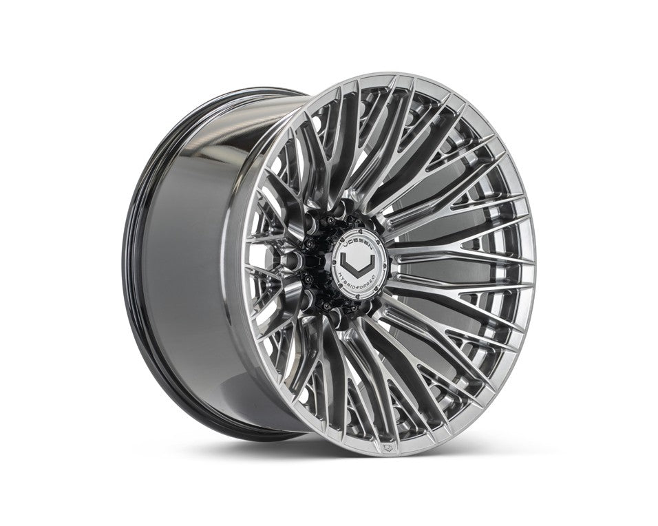 24" Vossen HFX6 Hyper Gunmetal 24x12 Wheels Fits Chevy Silverado HD 2001-2010