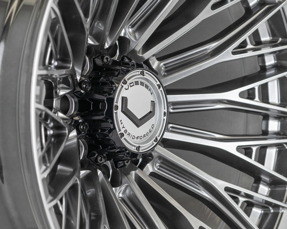 24" Vossen HFX6 Hyper Gunmetal 24x12 Concave Wheels Rims Fits RAM 2500 3500