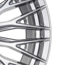 20" Vossen HFX6 Hyper Gunmetal 20x10 Concave Wheels Fits Dodge Ram 2500 3500