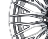 22" Vossen HFX6 Hyper Gunmetal 22x10 Wheels Fits Chevy Silverado HD 2001-2010
