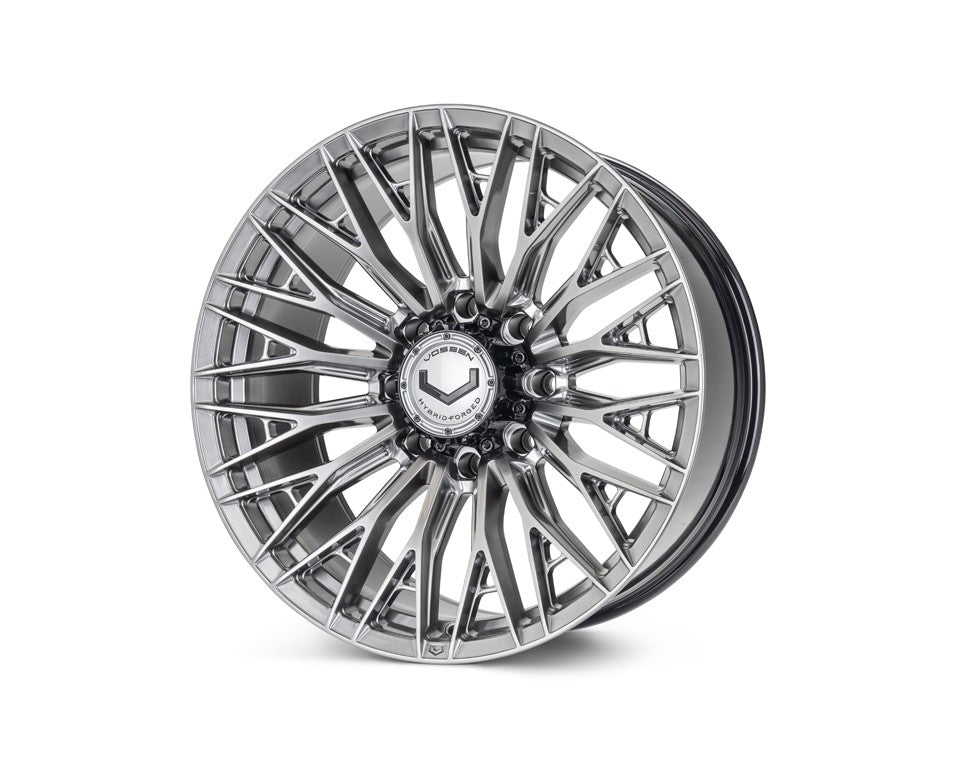 22" Vossen HFX6 Hyper Gunmetal 22x10 Wheels Fits Ford F250 F350 Super Duty