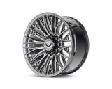 22" Vossen HFX6 Hyper Gunmetal 22x10 Wheels Fits Chevy Silverado 2500HD 3500HD