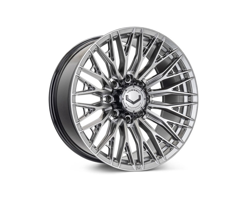 20" Vossen HFX6 Hyper Gunmetal 20x10 Concave Wheels Rims Fits RAM 2500 3500