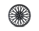 24" Vossen HFX6 Satin Black 24x10 Concave Wheels Fits GMC Sierra 2500HD 3500HD
