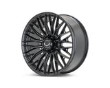 20" Vossen HFX6 Satin Black 20x9 Wheels Fits Chevy Silverado 2500HD 3500HD