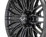24" Vossen HFX6 Satin Black 24x10 Wheels Fits Chevy Silverado HD 2001-2010