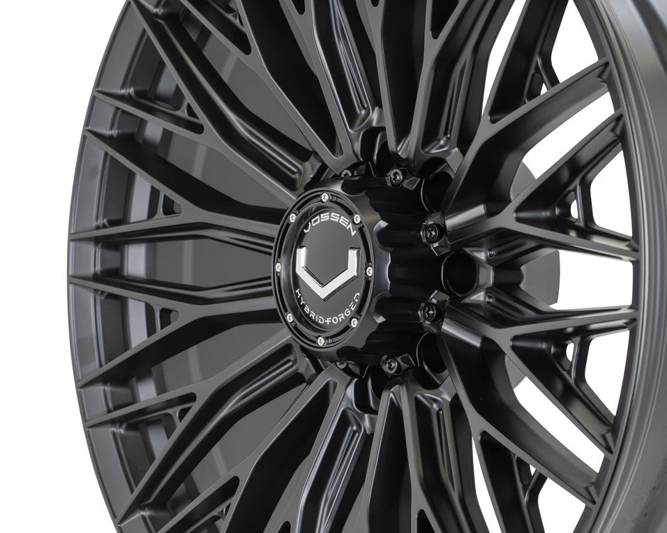 24" Vossen HFX6 Satin Black 24x11 Concave Wheels Rims Fits Dodge Ram 2500 3500