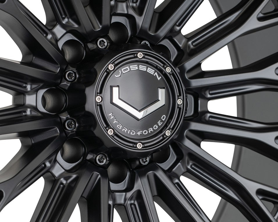 20" Vossen HFX6 Satin Black 20x9 Wheels Fits Chevy Silverado HD 2001-2010