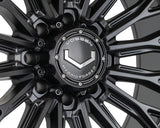 24" Vossen HFX6 Satin Black 24x11 Concave Wheels Rims Fits Dodge Ram 2500 3500
