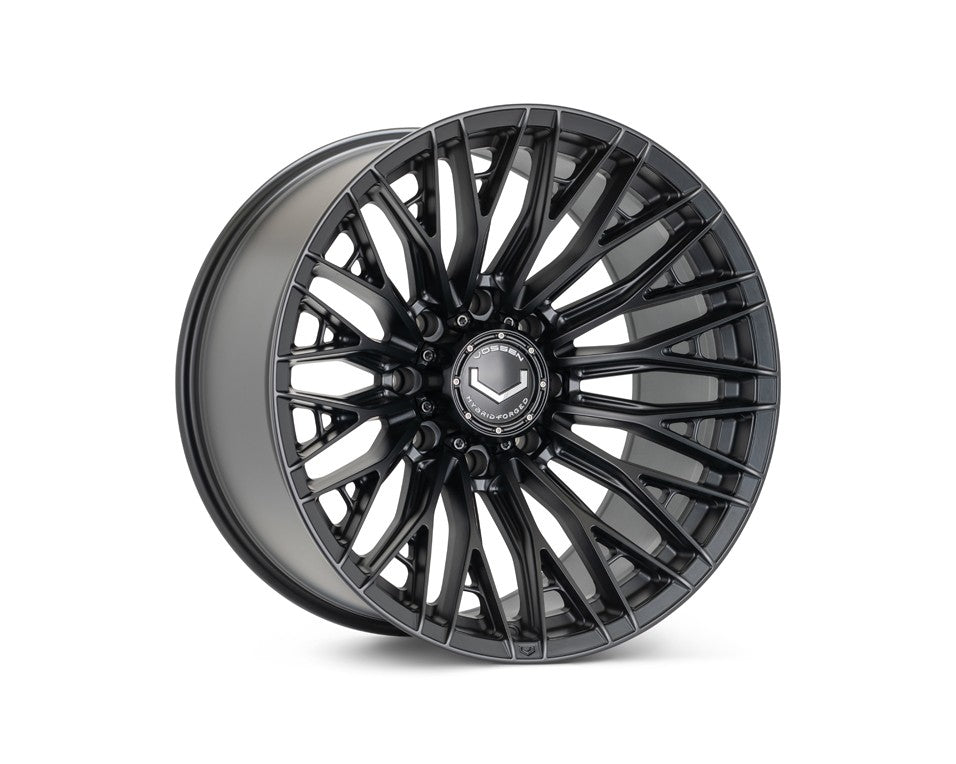 22" Vossen HFX6 Satin Black 22x12 Concave Wheels Rims Fits Dodge Ram 2500 3500