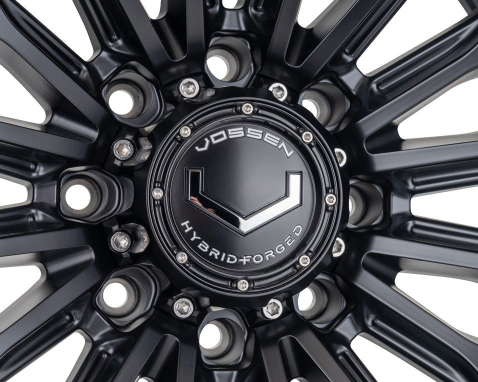 20" Vossen HFX6 Satin Black 20x10 Concave Wheels Rims Fits RAM 2500 3500